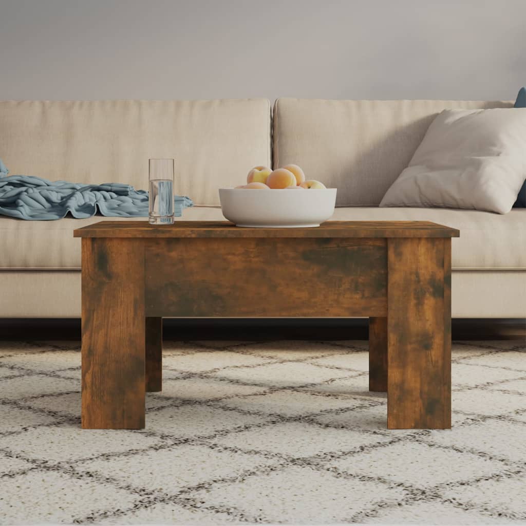 Couchtisch Braun Eichen-Optik 79X49X41 Cm Holzwerkstoff