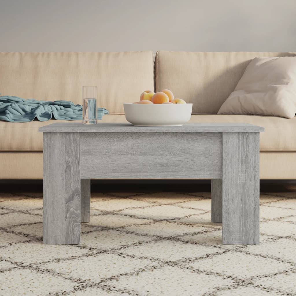 Couchtisch Braun Eichen-Optik 79X49X41 Cm Holzwerkstoff