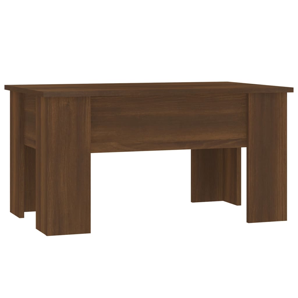Couchtisch Braun Eichen-Optik 79X49X41 Cm Holzwerkstoff