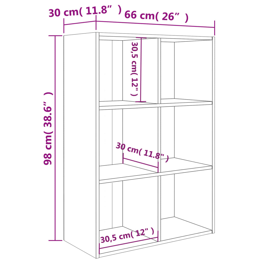 Bücherregal/Sideboard Holzwerkstoff