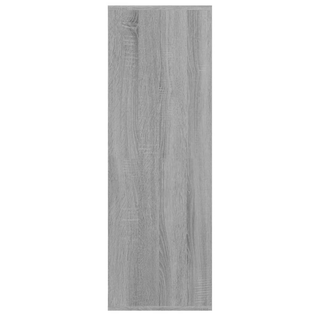 Schuhregal 54X34X100,5 Cm Holzwerkstoff Grau Sonoma
