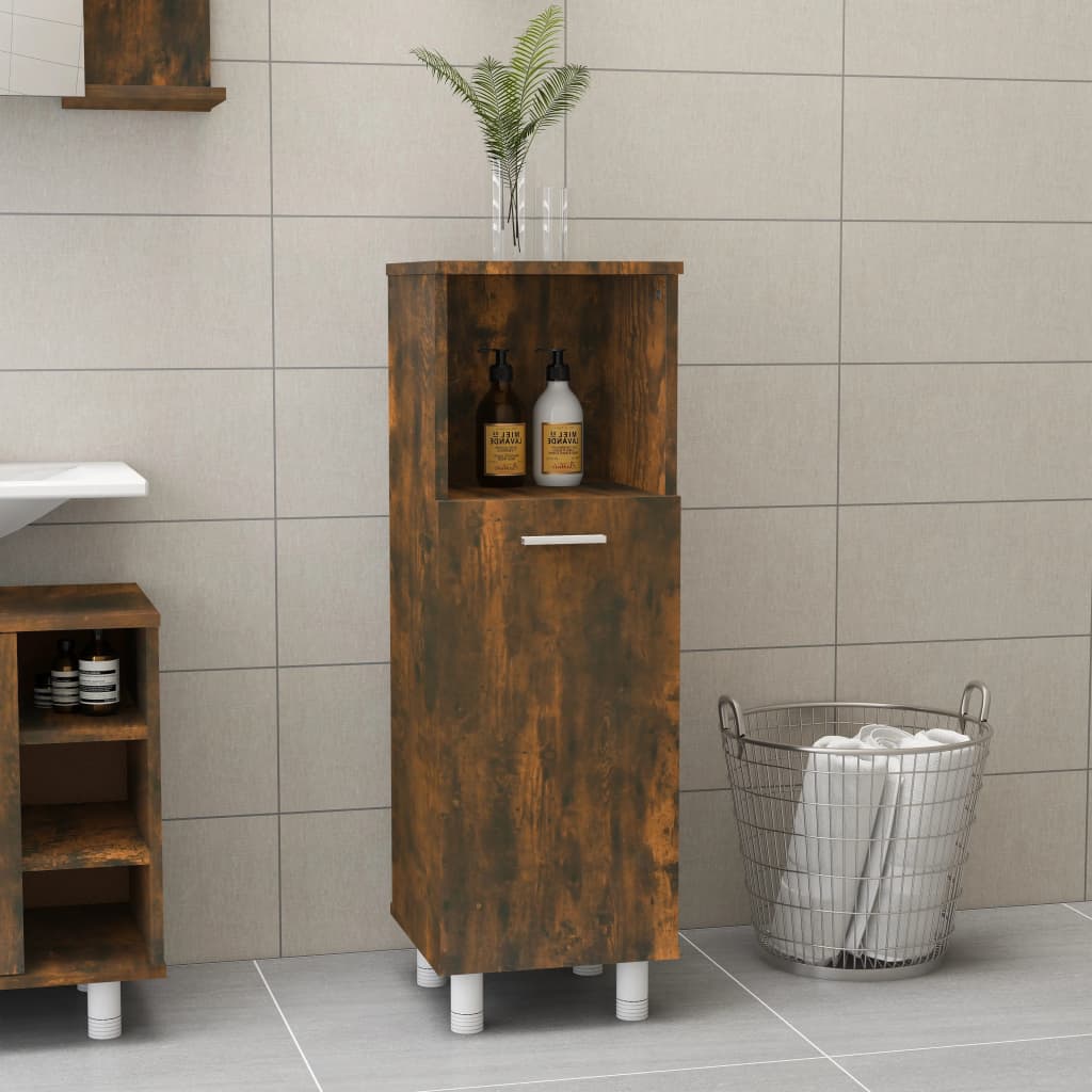 Badezimmerschrank 30X30X95 Cm Holzwerkstoff