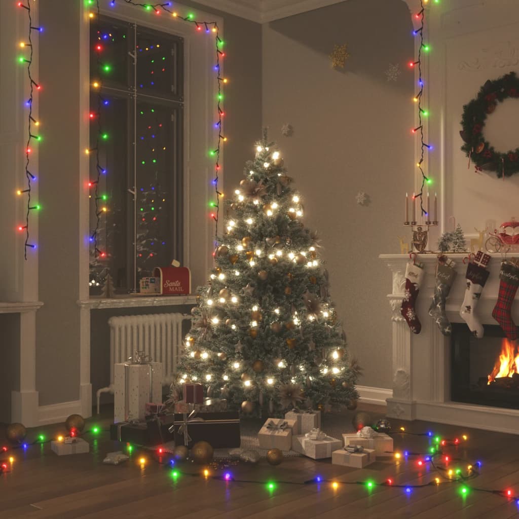 Lichterkette Mit 400 Leds 8 Lichteffekte Mehrfarbig