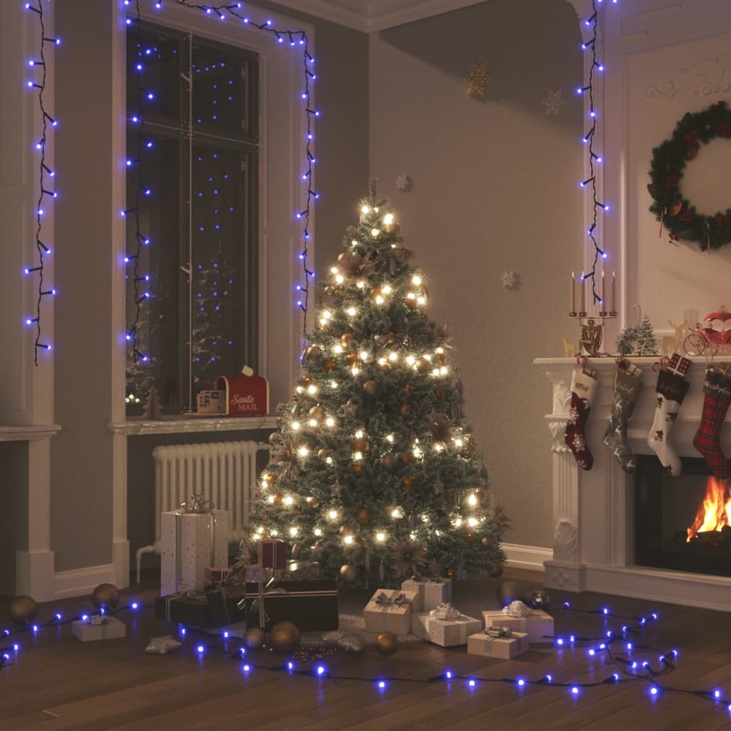Lichterkette Mit 400 Leds 8 Lichteffekte Blau