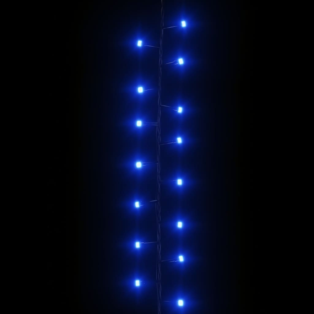 Led-Lichterkette Mit 400 Leds Blau Pvc Blau Und Dunkelgrün