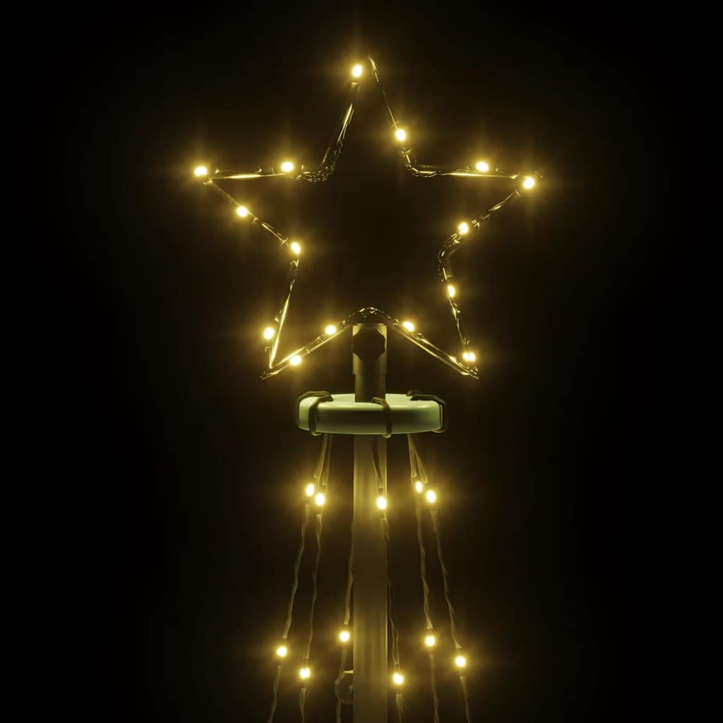 Led-Weihnachtsbaum Kegelform 108 Leds 70X180 Cm Warmweiß