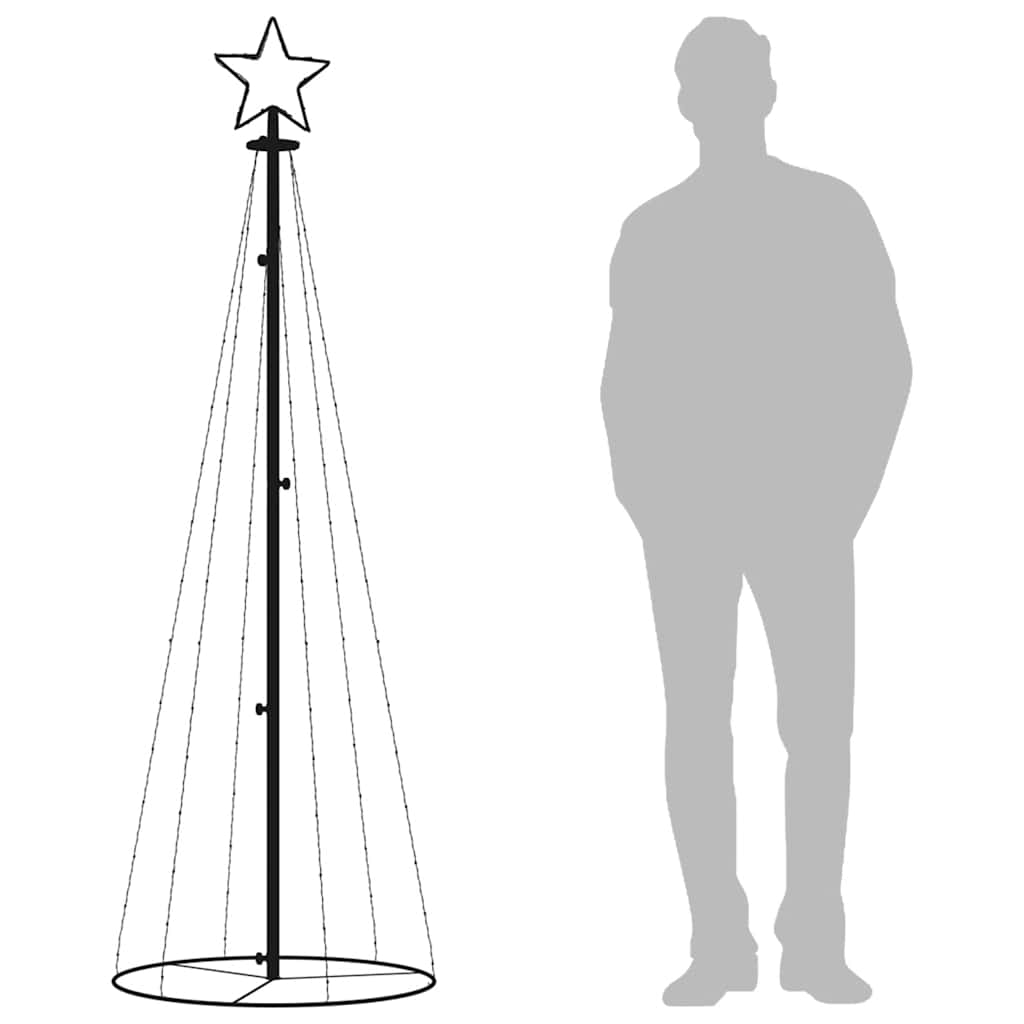 Led-Weihnachtsbaum Kegelform 108 Leds 70X180 Cm Warmweiß