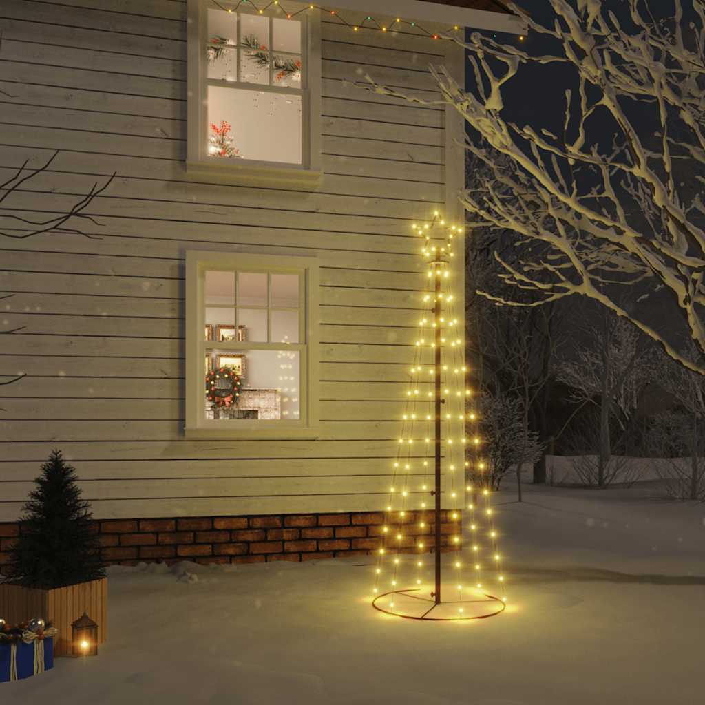 Led-Weihnachtsbaum Kegelform 108 Leds 70X180 Cm Warmweiß