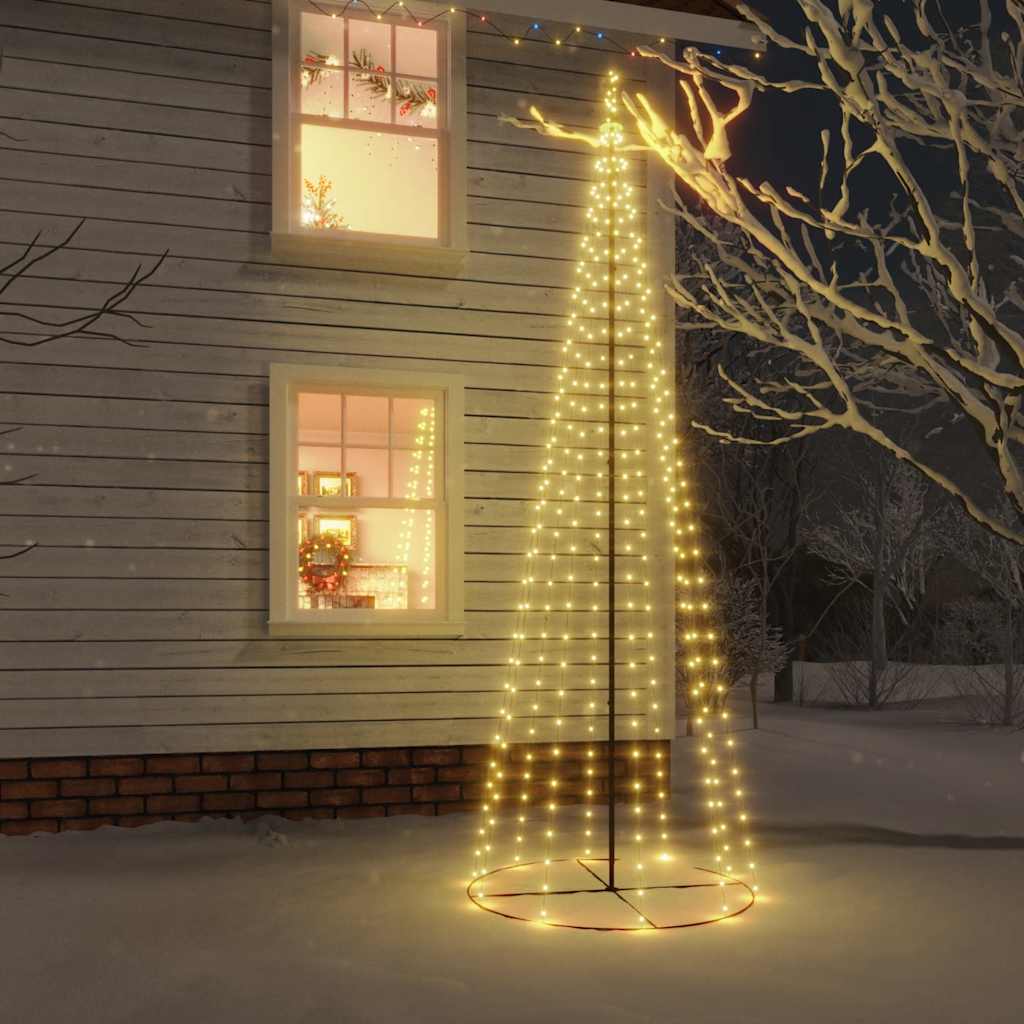 Led-Weihnachtsbaum Kegelform 108 Leds 70X180 Cm Warmweiß