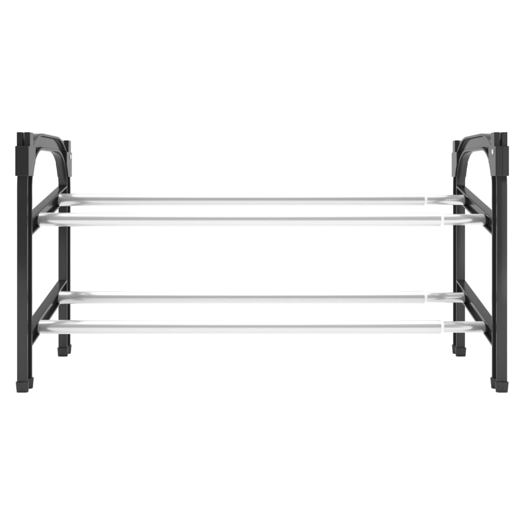 Schuhregal Mit 2 Ablagen Ausziehbar 119X24X37 Cm