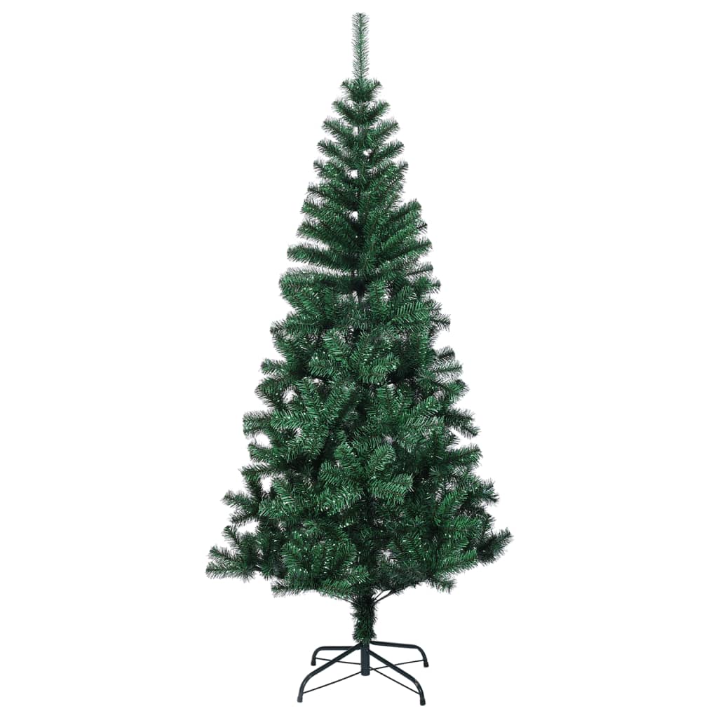 Künstlicher Weihnachtsbaum Schillernde Spitzen 180 Cm Pvc Grün
