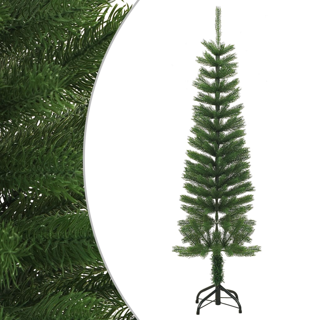 Künstlicher Weihnachtsbaum Mit Ständer Schlank 150 Cm Pe