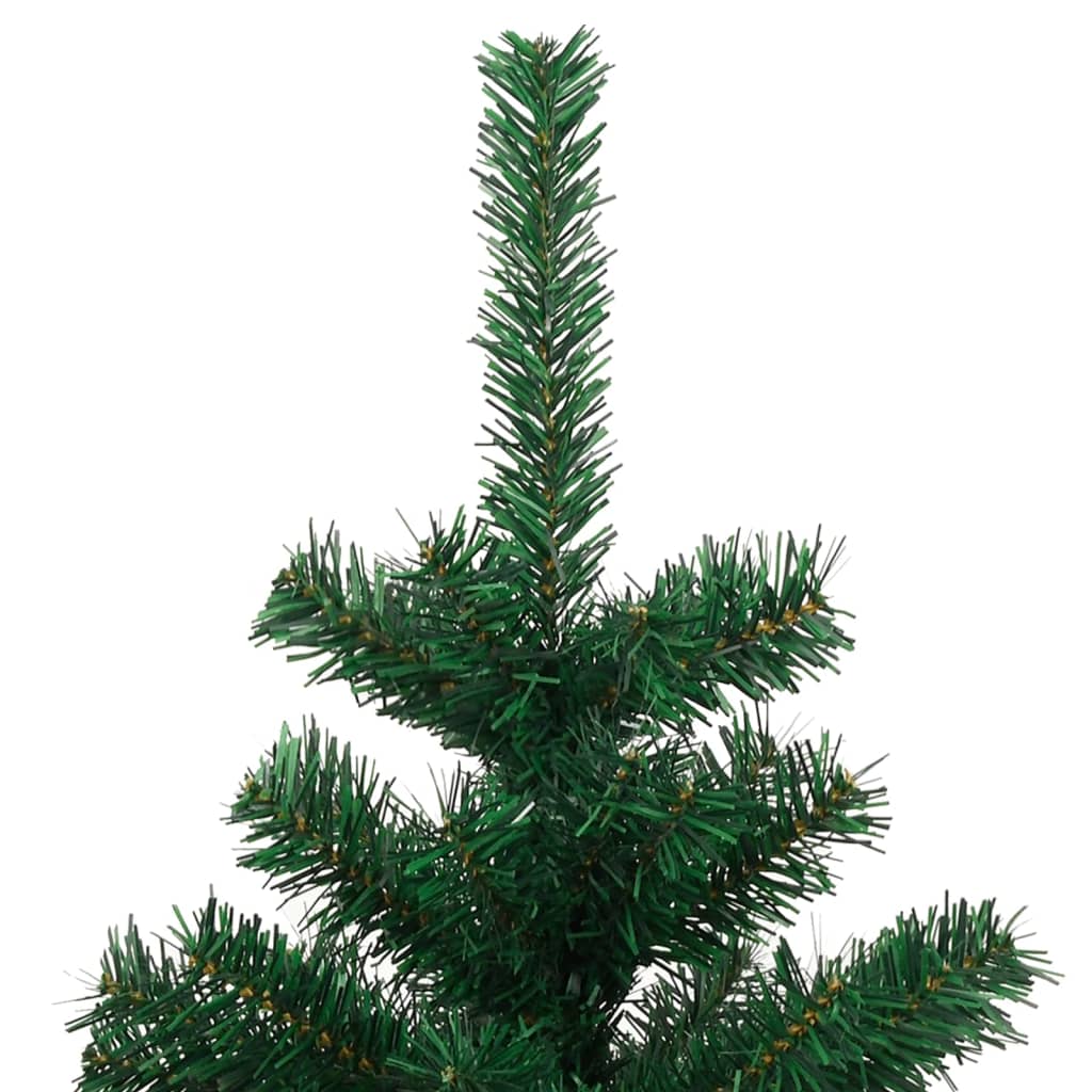 Spiral-Weihnachtsbaum Mit Beleuchtung Und Topf 120 Cm Grün