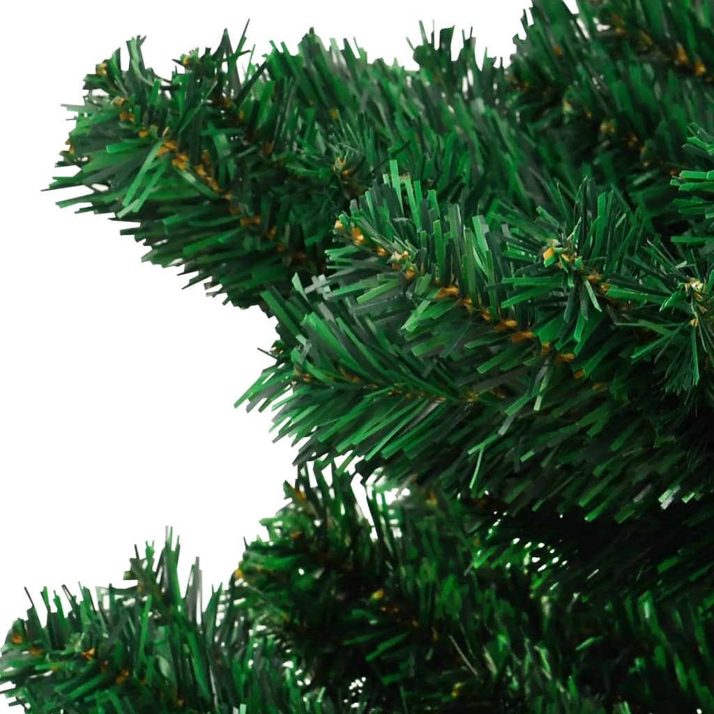 Spiral-Weihnachtsbaum Mit Beleuchtung Und Topf 120 Cm Grün