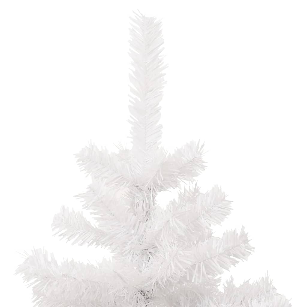 Spiral-Weihnachtsbaum Mit Beleuchtung Und Topf 120 Cm Weiß