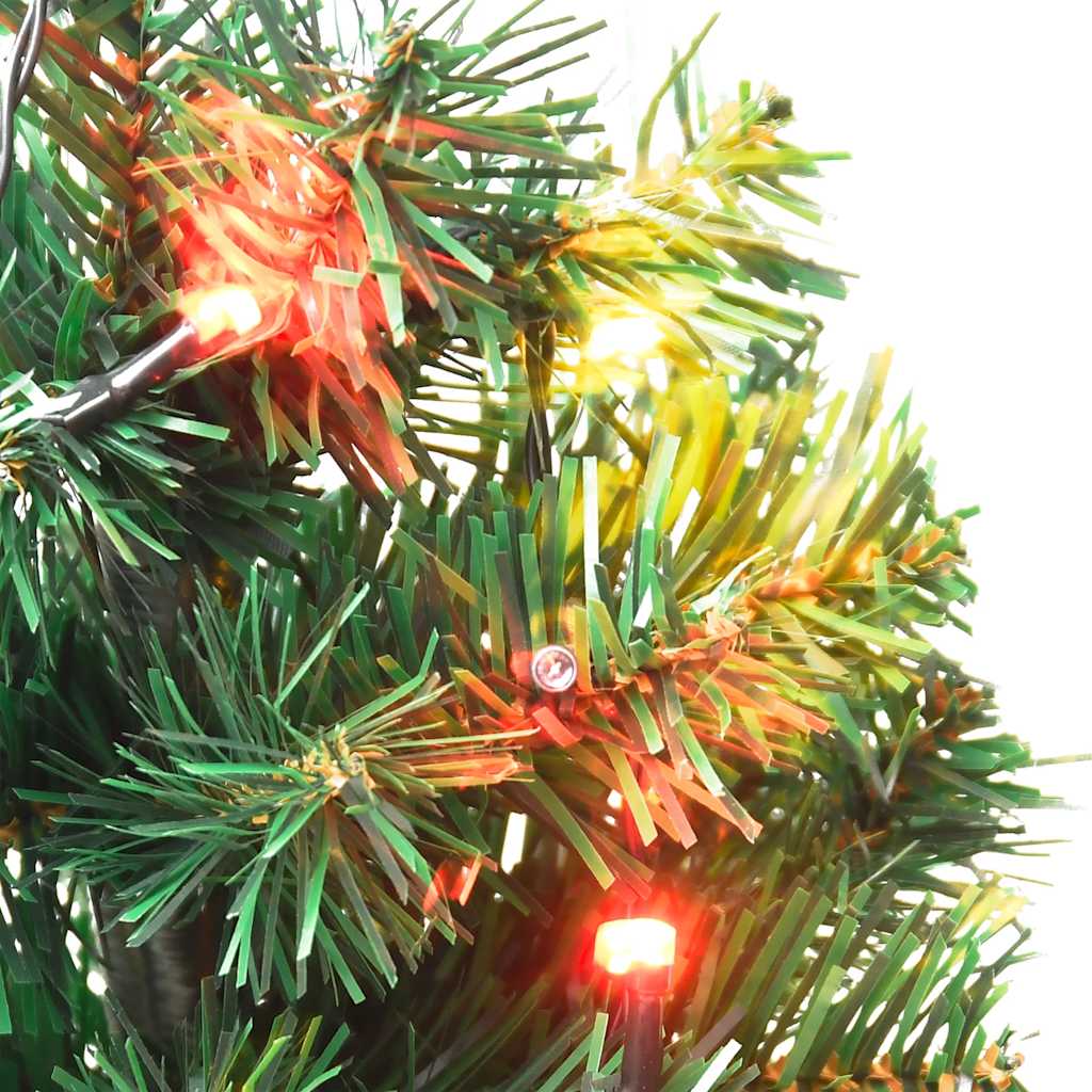 Wegbeleuchtung Weihnachtsbäume 6 Stk. Leds 45 Cm Pvc Mehrfarbig
