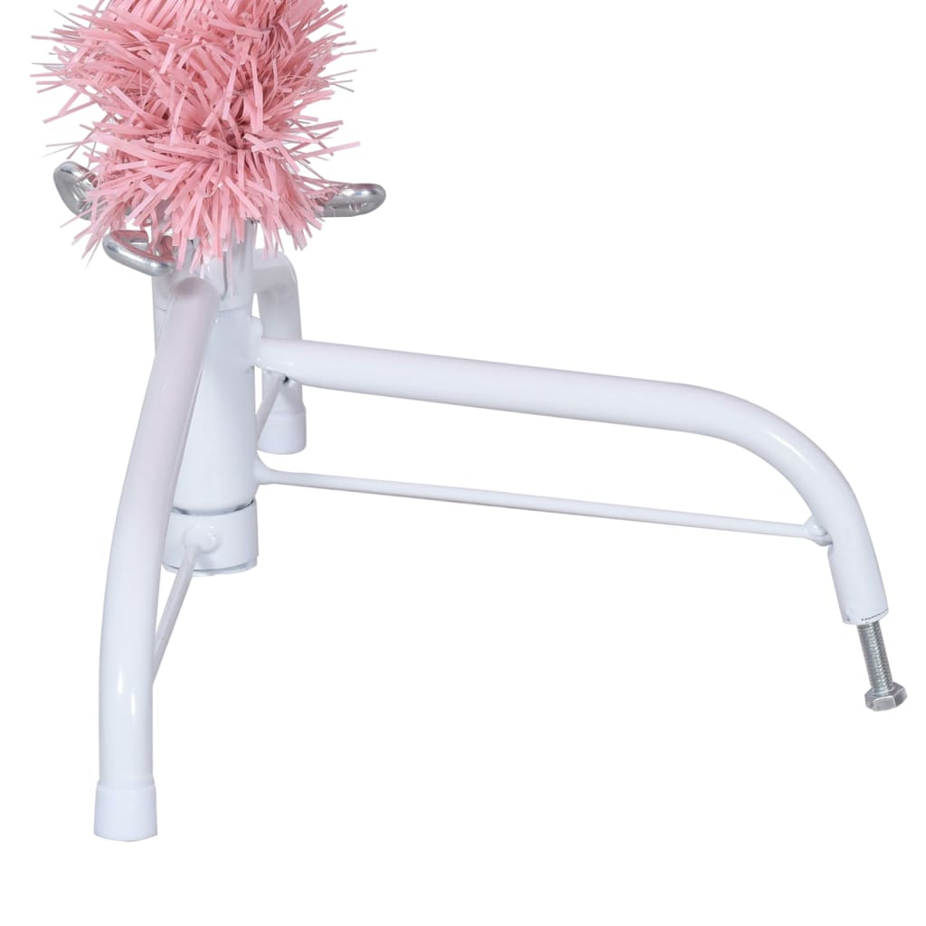 Künstlicher Halb-Weihnachtsbaum Mit Ständer 150 Cm Pvc Rosa