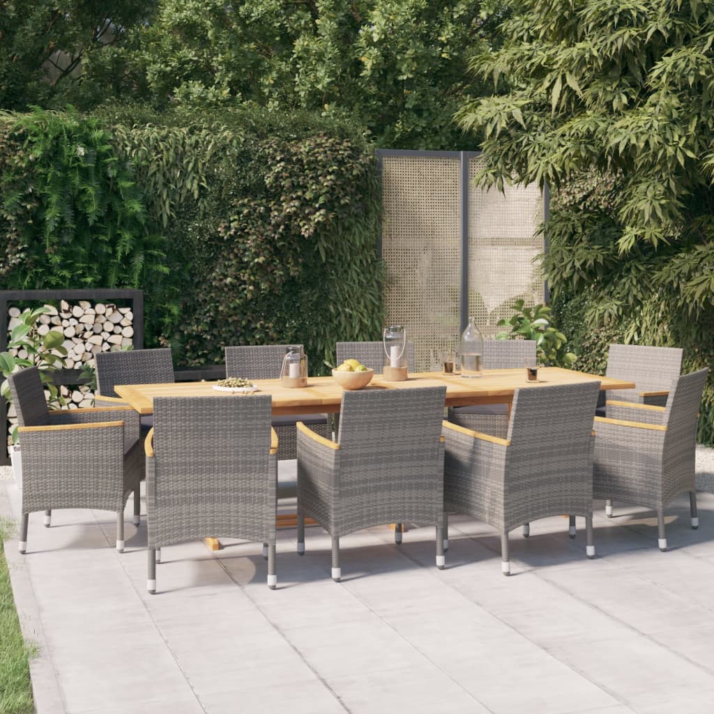 11-Tlg. Garten-Essgruppe Mit Kissen