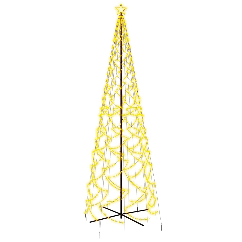 Led-Weihnachtsbaum Kegelform 1400 Leds 160X500 Cm Warmweiß