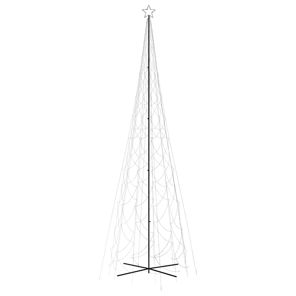 Led-Weihnachtsbaum Kegelform 3000 Leds 230X800 Cm Kaltweiß