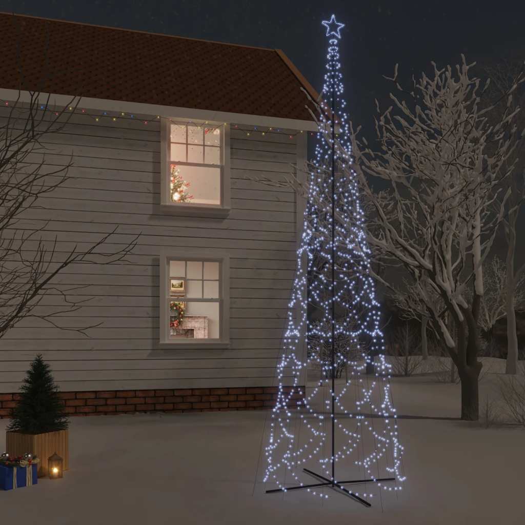 Led-Weihnachtsbaum Kegelform 3000 Leds 230X800 Cm Kaltweiß