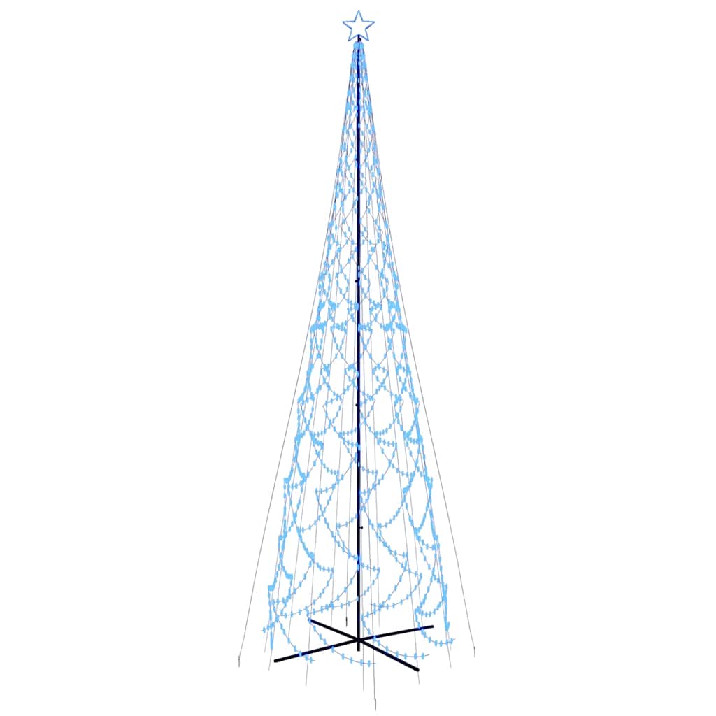 Led-Weihnachtsbaum Kegelform 3000 Leds 230X800 Cm Blau