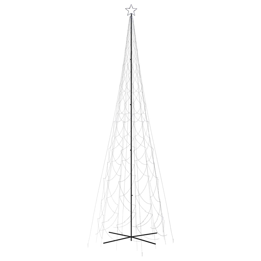 Led-Weihnachtsbaum Kegelform 3000 Leds 230X800 Cm Blau