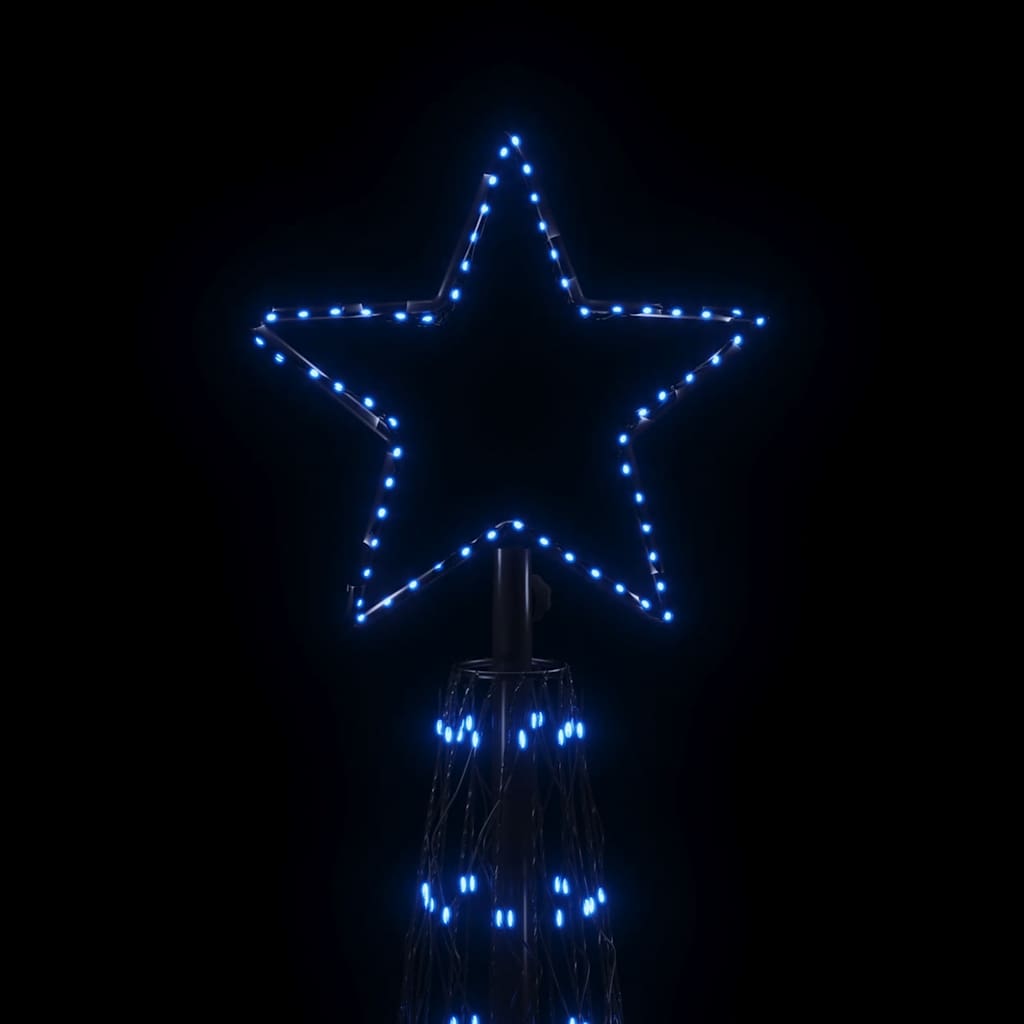 Led-Weihnachtsbaum Kegelform 3000 Leds 230X800 Cm Blau