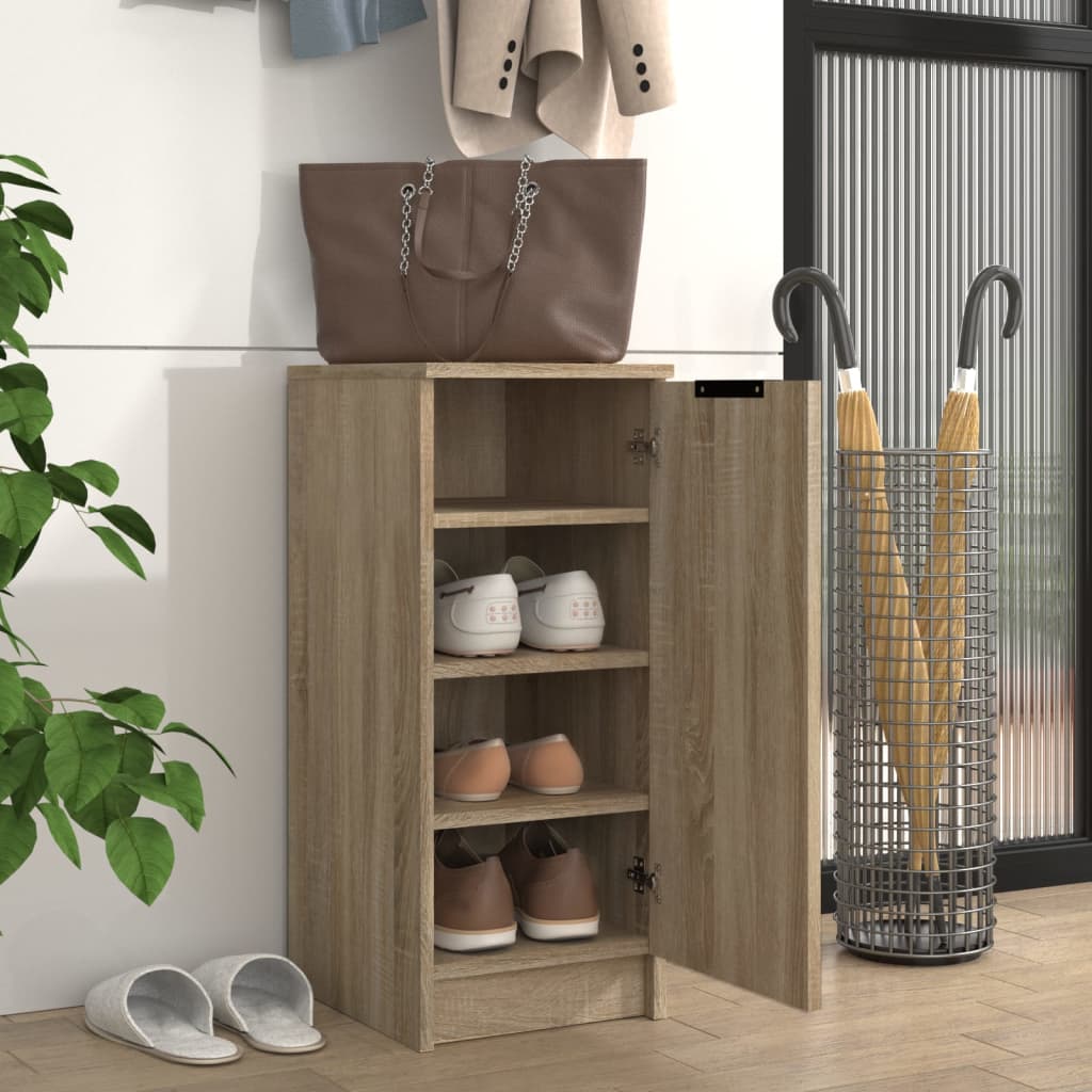 Schuhschrank Sonoma-Eiche 30X35X70 Cm Holzwerkstoff Sonoma Eiche