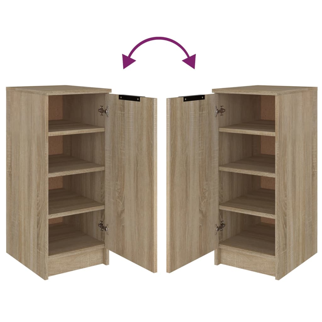 Schuhschrank Sonoma-Eiche 30X35X70 Cm Holzwerkstoff Sonoma Eiche