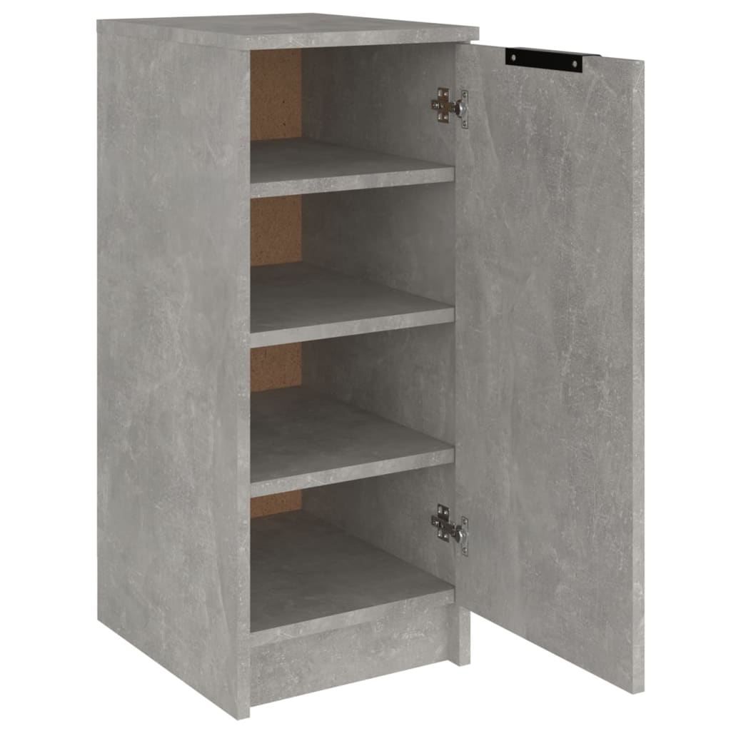 Schuhregal 30X35X70 Cm Holzwerkstoff Betongrau
