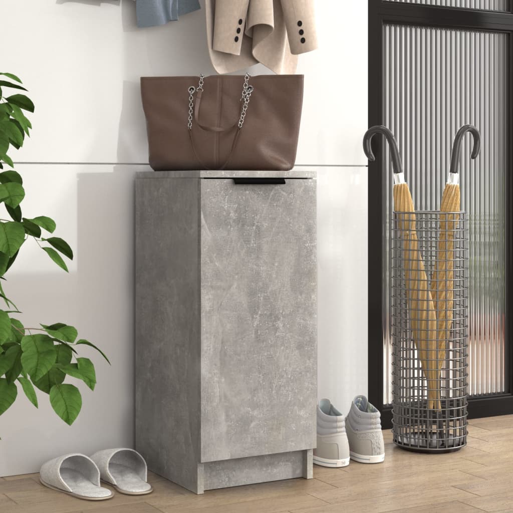 Schuhregal 30X35X70 Cm Holzwerkstoff Betongrau