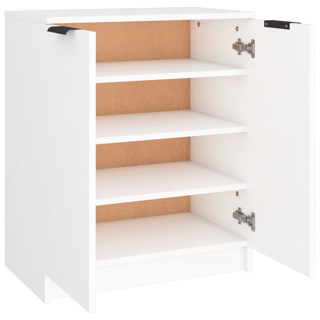 Schuhschrank 59X35X70 Cm Holzwerkstoff Weiß