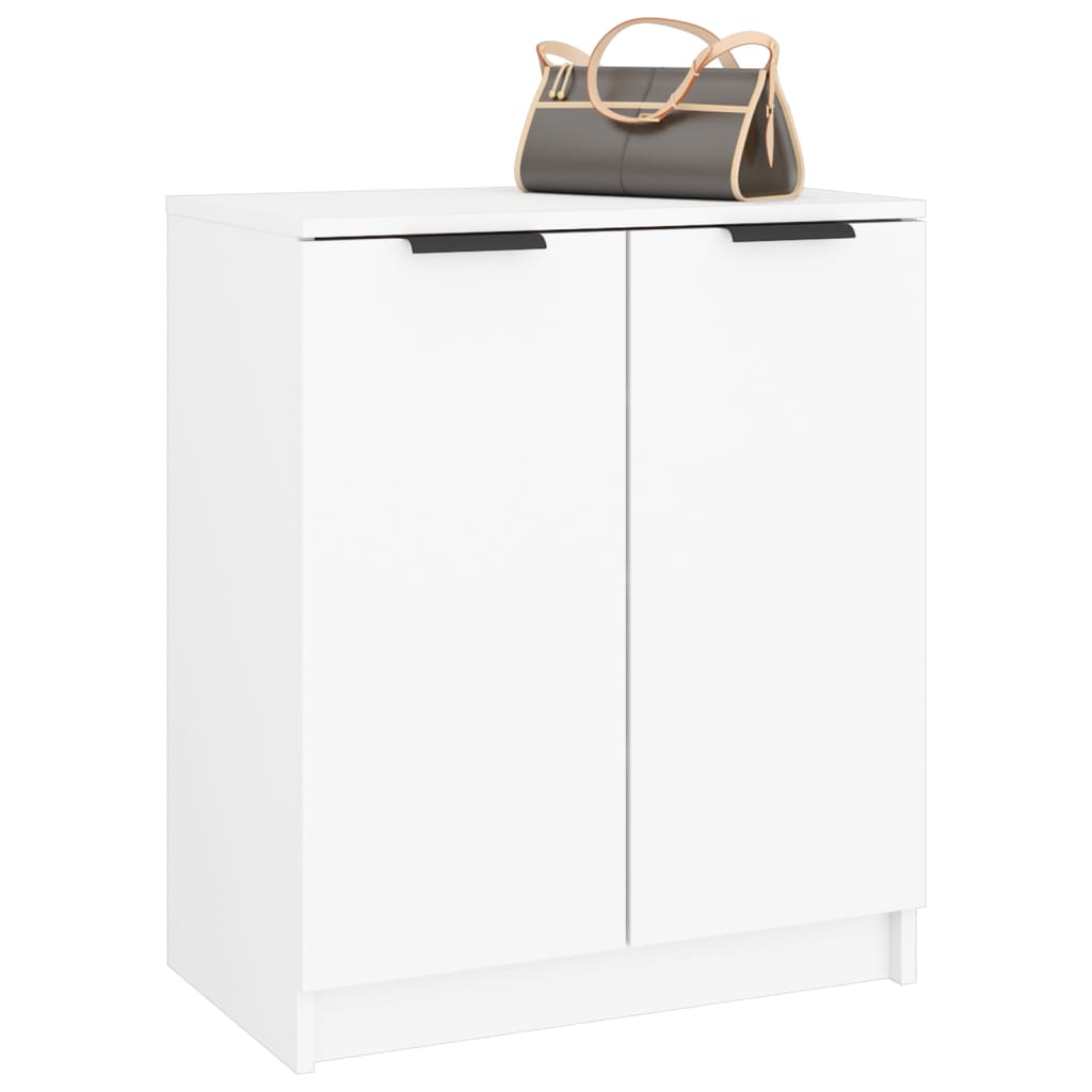 Schuhschrank 59X35X70 Cm Holzwerkstoff Weiß