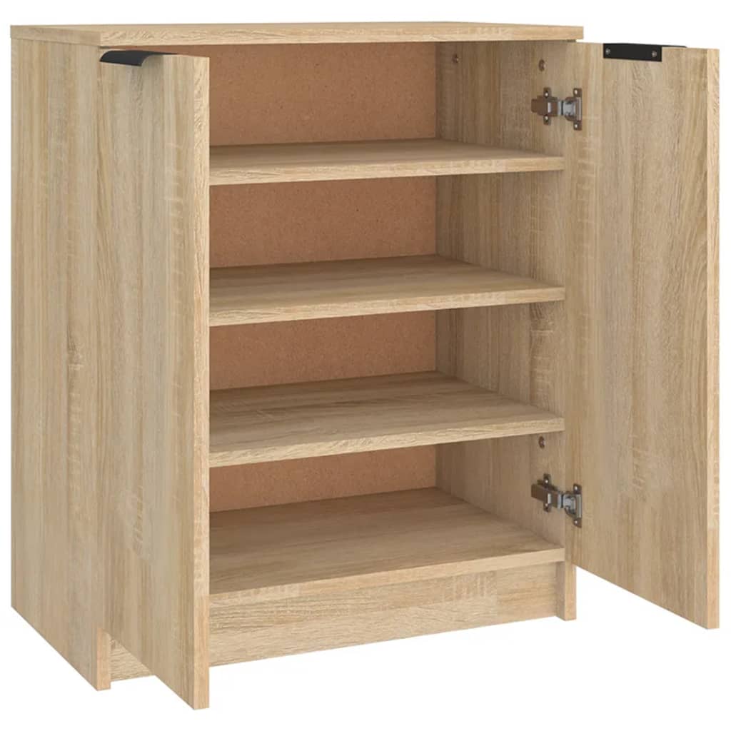 Schuhschrank Sonoma-Eiche 59X35X70 Cm Holzwerkstoff Sonoma Eiche