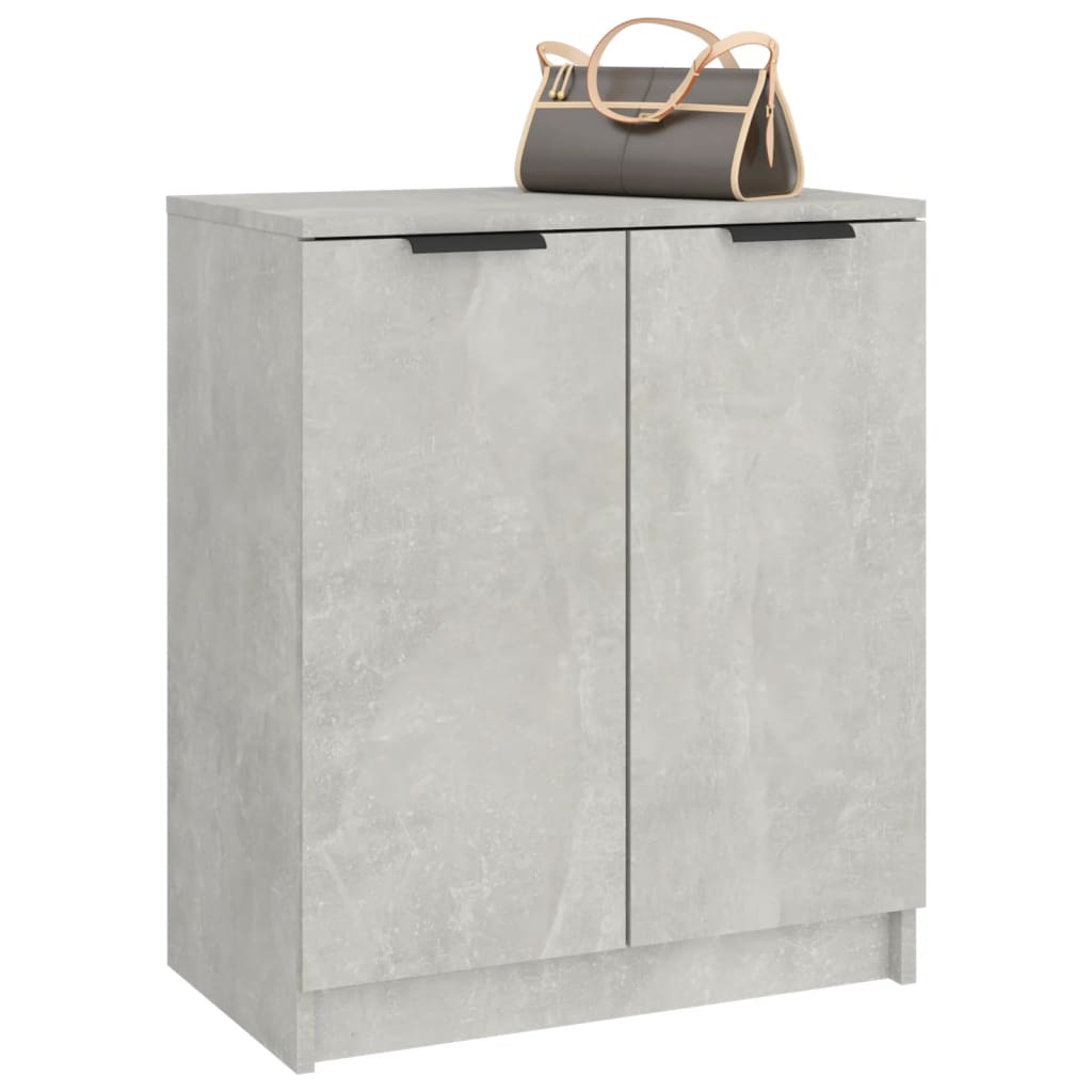 Schuhschrank 59X35X70 Cm Holzwerkstoff Betongrau