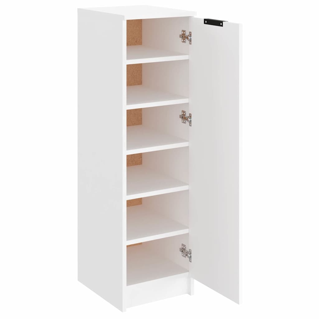 Schuhschrank 30X35X100 Cm Holzwerkstoff Weiß