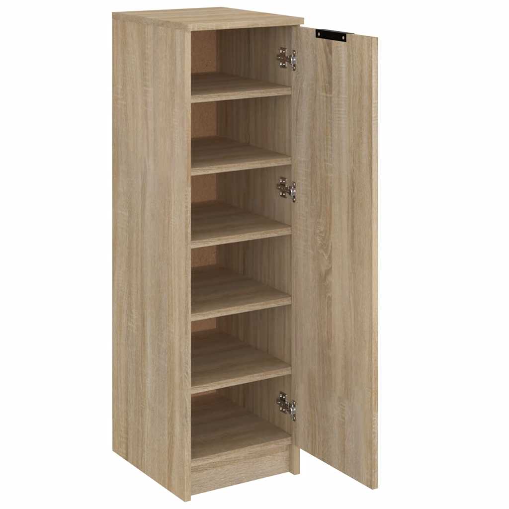 Schuhschrank Sonoma-Eiche 30X35X100 Cm Holzwerkstoff Sonoma Eiche