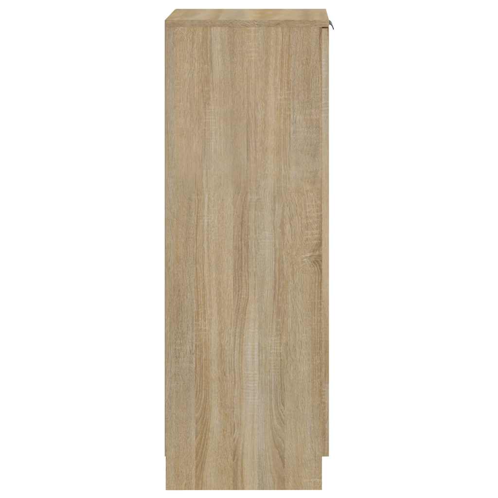 Schuhschrank Sonoma-Eiche 30X35X100 Cm Holzwerkstoff Sonoma Eiche