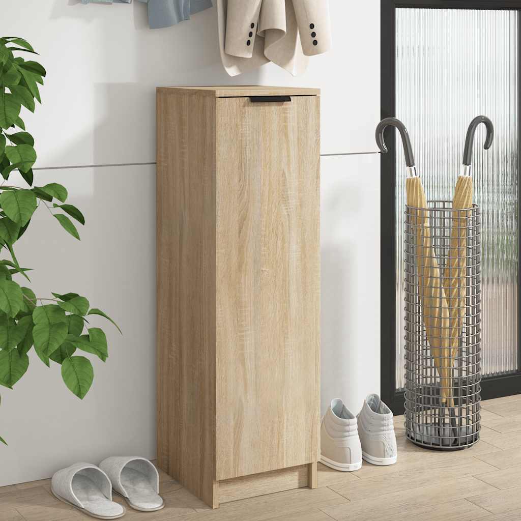 Schuhschrank Sonoma-Eiche 30X35X100 Cm Holzwerkstoff Sonoma Eiche