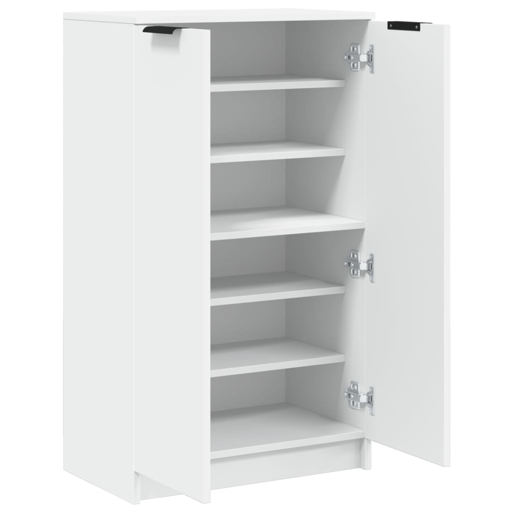 Schuhschrank 59X35X100,5 Cm Holzwerkstoff Weiß