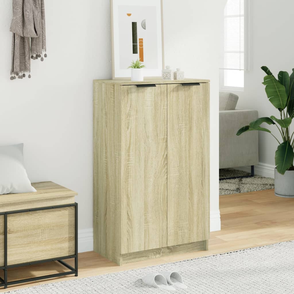 Schuhschrank Sonoma-Eiche 59X35X100,5 Cm Holzwerkstoff Sonoma Eiche