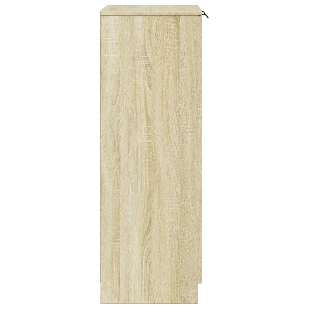 Schuhschrank Sonoma-Eiche 59X35X100,5 Cm Holzwerkstoff Sonoma Eiche