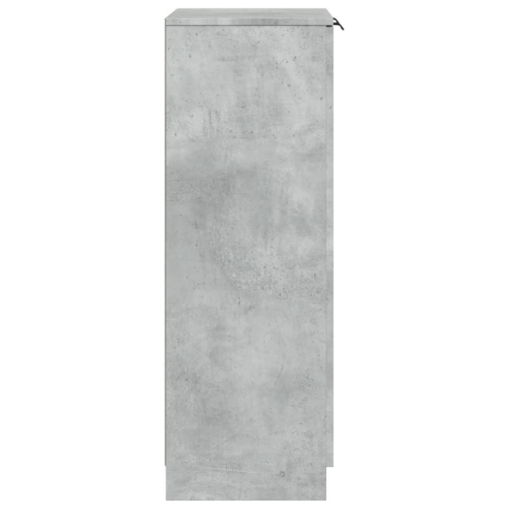 Schuhschrank 59X35X100,5 Cm Holzwerkstoff Betongrau