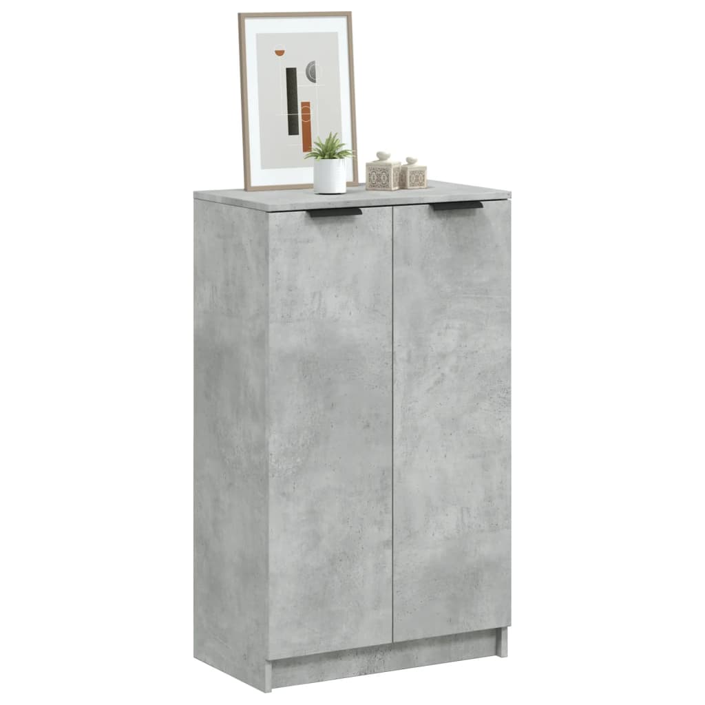 Schuhschrank 59X35X100,5 Cm Holzwerkstoff Betongrau