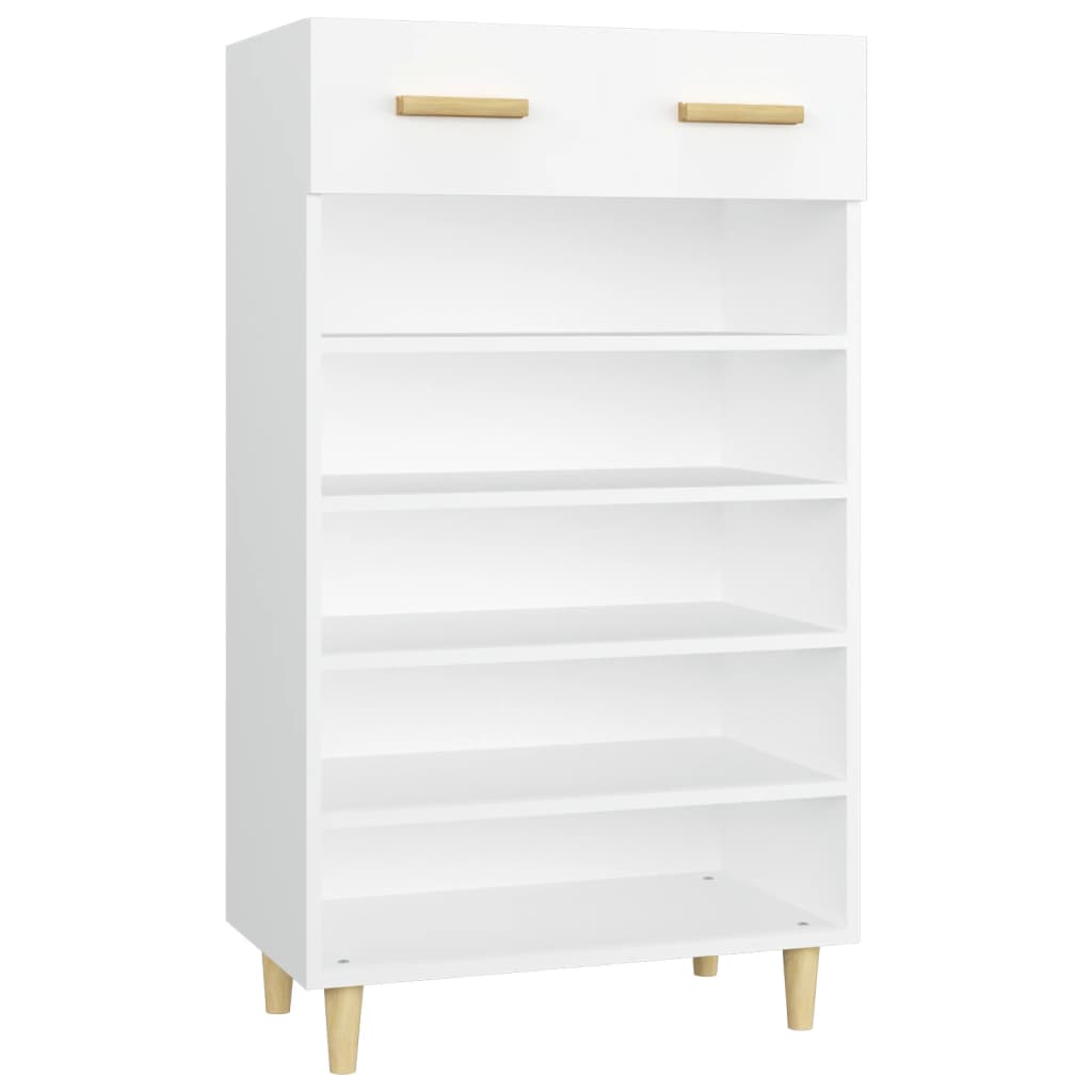 Schuhschrank 60X35X105 Cm Holzwerkstoff Weiß