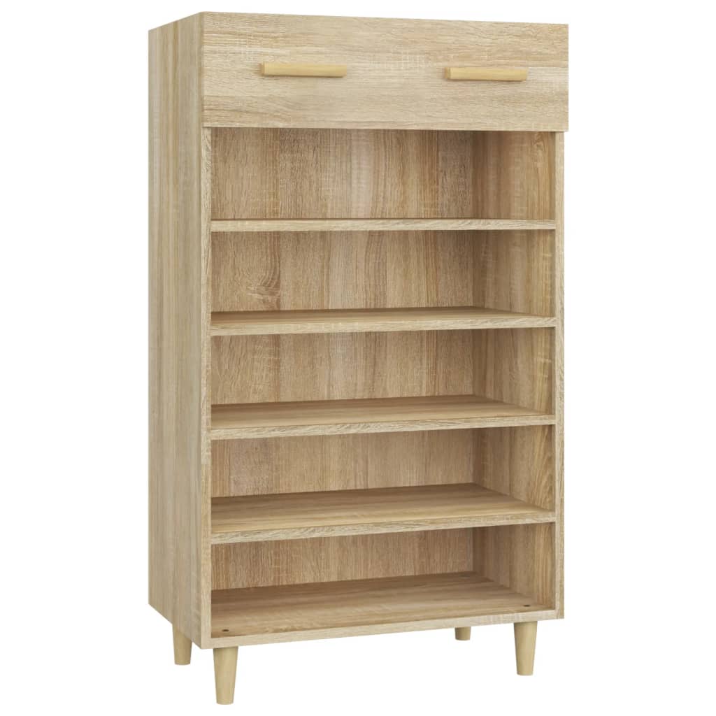 Schuhschrank Sonoma-Eiche 60X35X105 Cm Holzwerkstoff Sonoma Eiche