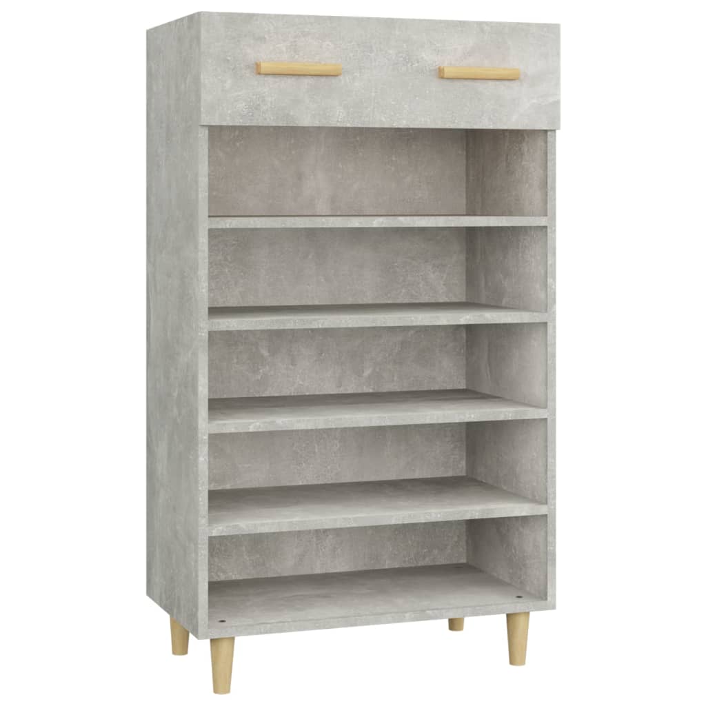 Schuhschrank 60X35X105 Cm Holzwerkstoff Betongrau