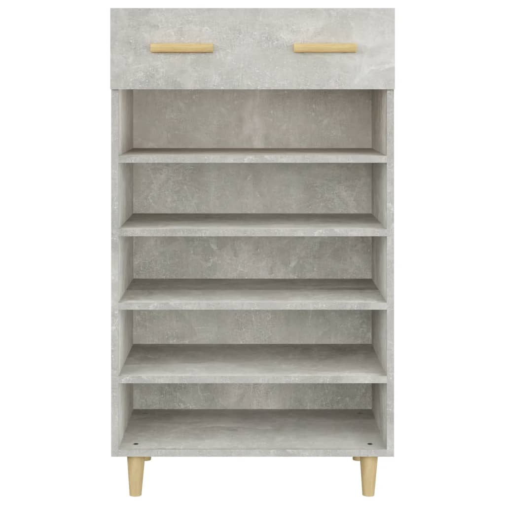 Schuhschrank 60X35X105 Cm Holzwerkstoff Betongrau