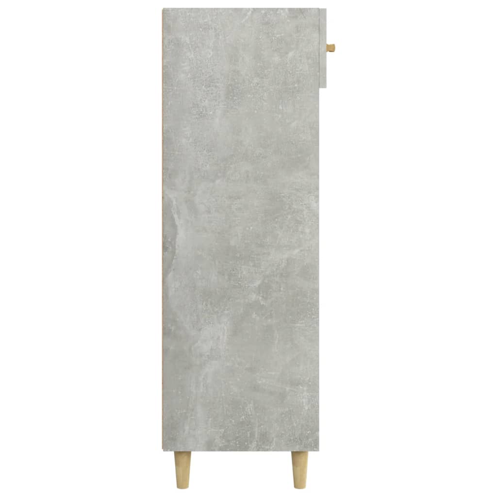 Schuhschrank 60X35X105 Cm Holzwerkstoff Betongrau